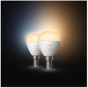 PHILIPS Hue White ambiance E14 Intelligent kronepære (2-pak) (929003573702)