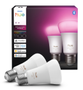 PHILIPS Hue White and color ambiance A60 - A60 pære - 1100 - 2-pak
