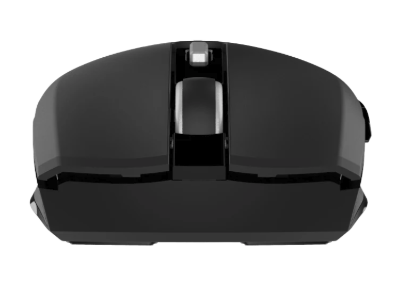 DELTACO Lydløs trådløs rejsemus, USB-C-modtager + Bluetooth (MS-813)