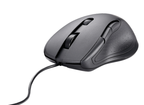 DELTACO Optisk Mus - Silent - 5 knapper - Sort (MS-807)