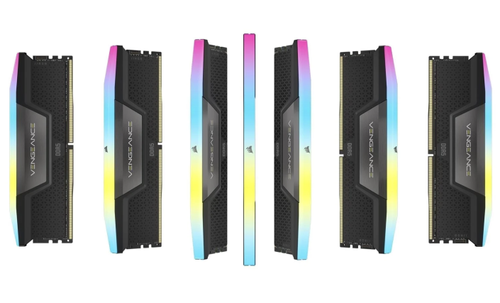 CORSAIR Vengeance RGB DDR5-6000 - 32GB - CL38 - Dual Channel (2 pcs) - Intel XMP - Sort med RGB (CMH32GX5M2B6000C38)