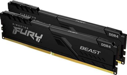 KINGSTON FURY Beast DDR4-3600 - 16GB - CL17 - Dual Channel (2 pcs) - Sort (KF436C17BBK2/16)
