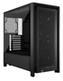 CORSAIR FRAME 4000D RS (3 black fans) - Kabinet - Miditower - Sort