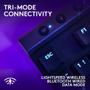 LOGITECH G515 LIGHTSPEED TKL - Tactile - Black - Gaming Tastatur - Uden Numpad - Nordisk - Sort (920-012550)