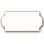 MIKRENA Prisetikett 26x12mm hvit lim 2