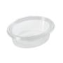 PLUS PACK Plastbeger m/hengsl.lokk 500ml oval