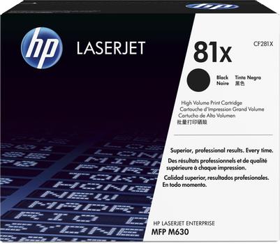 HP Lasertoner HP CF281X sort Laserjet EP MFP M630 81X  (CF281X)