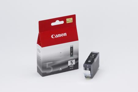 CANON Blækpatron Canon PGI-5BK ca 500 sider v. 5% dækning  (0628B001)