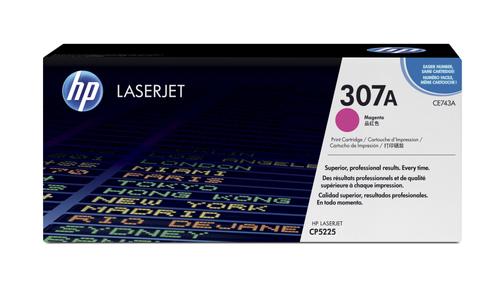 HP Lasertoner HP CE743A magenta Laserjet CP5225 Ca. 7.300 sider v/5% (CE743A)