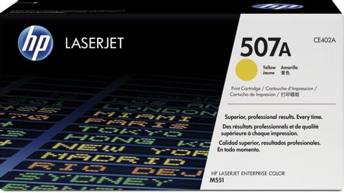 HP Lasertoner HP CE402A gul Laserjet Enterprice 500 507A 6.000 sider v/5% (CE402A)