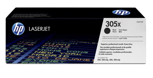 HP Lasertoner HP CE410X sort Laserjet Colorpro 300/400 305X 4.000 sider v/5% (CE410X)