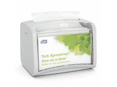 TORK Dispenser Tork Xpressnap grå/klar 272613 1stk passer til serviet N4 interfold 272600