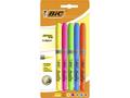 BIC Tekstmarker Bic brite liner Grip ass. 5 stk/pak BL5 AST EU