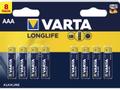 VARTA Batteri Varta Longlife AAA 8st/pak Blister