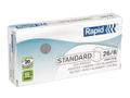 RAPID Hæfteklammer Rapid 26/6 galv. Standard 5000stk/pak