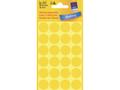 AVERY Universeletiket, Avery, 3007 gul, pakke med 96 stk, FSC Mix Credit