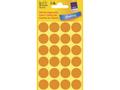 AVERY Etiket Avery neon orange Ø18mm 3173 96stk/pak