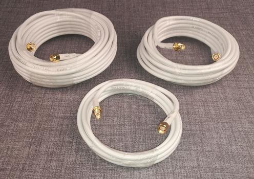 MACAB SMA-NAARAS/ SMA-UROS KAAPELI 2M, VALKOINEN (SMF-2)