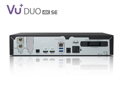 Vu+ Duo 4K SE UHD COMBO PVR READY antenni & kaapeliverkkoon (VUDUO4KSECT)