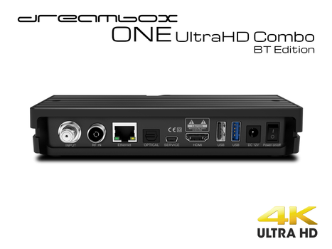 DREAMBOX Dreambox One Combo Ultra HD MIS 1x DVB-S2 + 1xDVB-C/ T2 Tuner 4K 2160p E2 Linux Dual Wifi H.265 HEVC (dmonesct)