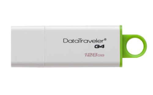 KINGSTON 128GB USB 3.0 DataTraveler I G4 White/ Green (DTIG4/128GB)