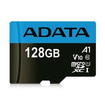 A-DATA microSDXC UHS-I Class 10 128GB Premier with Adapter A1 (AUSDX128GUICL10A1-RA1)