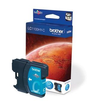 BROTHER LC-1100HYC INK CARTRIDGE CYAN F/ MFC-6490CW 750 P    (LC1100HYC)
