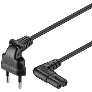 GOOBAY Power Cable CEE7/16 to C7. Black. 2.0m (97350)