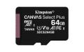 KINGSTON Kingston MicroSDXC 64GB Canvas Select Plus C10 UHS-I 85MB/s SDCS2/64GBSP (Retail)