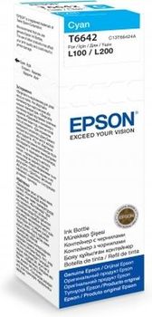 EPSON T6642 CYAN INK BOTTLE 70ML (C13T66424A)