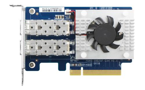 QNAP DUALPORT SFP+ 10GBE NW EXPCARD LOWPROF FORMFACTOR PCIEGEN3 X8 ACCS (QXG-10G2SF-CX4)
