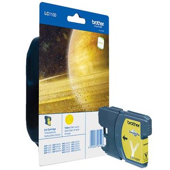 BROTHER LC-1100 ink cartridge yellow standard capacity 7.5ml 325 pages 1-pack (LC1100Y)