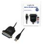 LOGILINK Logilink Adapter USB to Parallel AU0003C (Blister (retail))