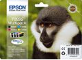 EPSON T0895 ink cartridge black and tri-colour standard capacity 16.3ml 1-pack blister without alarm