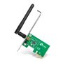 TP-LINK 150MBit/s WLAN-N PCI Express-Adapter Atheros-Chipsatz 1T1R 2,4GHz 802.11b/ g/ n 1 removeable antenna