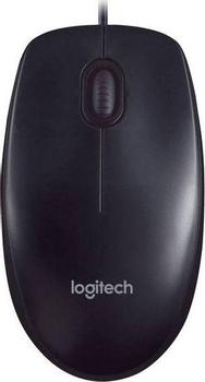 LOGITECH M90 corded optical Mouse grey USB - EWR2 (910-001793)
