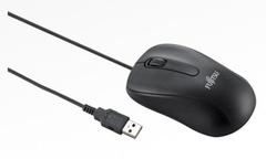 FUJITSU MOUSE M520 BLACK optical mouse with 3 keys, black, 1000 dpi, USB cable 1,8m, white box