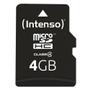 INTENSO microSD 4GB 5/21 Class 4 +Adapter