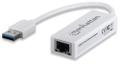 MANHATTAN USB-A Fast Ethernet Adapter, 10/100 Mbps Network, 480 Mbps (USB 2.0), Hi-Speed USB, RJ45, White, Three Year Warranty, Blister