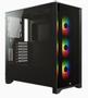 CORSAIR Case Midi Corsair iCUE 4000X RGB Temp. Glass Black 2
