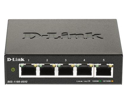 D-LINK 5-Port Gigabit Smart Managed  (DGS-1100-05V2/E)
