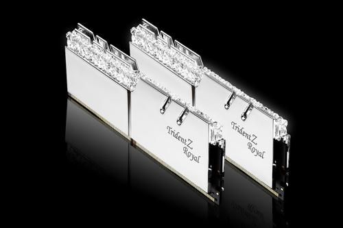 G.SKILL DDR4 16 GB 3600-CL18 - Dual-Kit - Trident Z Royal - silver (F4-3600C18D-16GTRS)