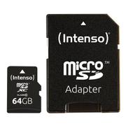 INTENSO microSD 64GB 12/20 Class 10 +AD
