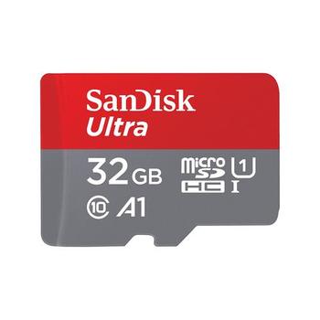 SANDISK 32GB Ultra microSDHC+SD Adapter (SDSQUNR-032G-GN3MA)