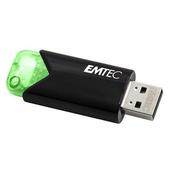 EMTEC B110 Click  3.2 64GB USB 3.2 Gen 1 Sort Grøn (ECMMD64GB113)