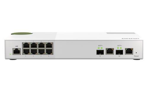 QNAP QSW-M2108R-2C 8X2.5GBPS2X10GBPS SFP+/ NBASE-T WEBMANAG SWITCH RM PERP (QSW-M2108R-2C)