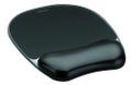 FELLOWES Crystal black mousepad & wrist rest