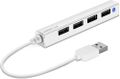 SPEEDLINK - SNAPPY SLIM USB Hub, 4-Port, USB 2.0, Passive, White