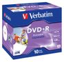 VERBATIM DVD+R INKJET PRNTBL 4.7GB 4X JC 10PK
