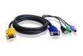 ATEN KVM-kaapeli SPHD u/2x3,5mm u -1xUSB A u/2xPS/2 u/HD15u, 3m